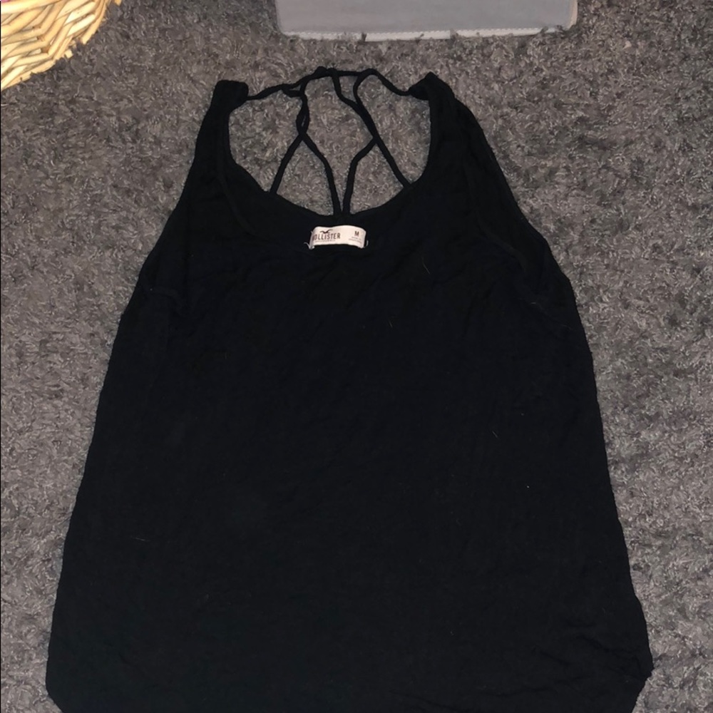 Hollister black tank